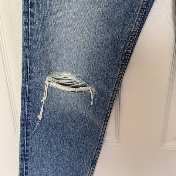 RE/DONE 70's Ultra High Rise Stove Pipe Jeans Blue Women’s 27 NWT Anthropologie - Picture 7 of 15